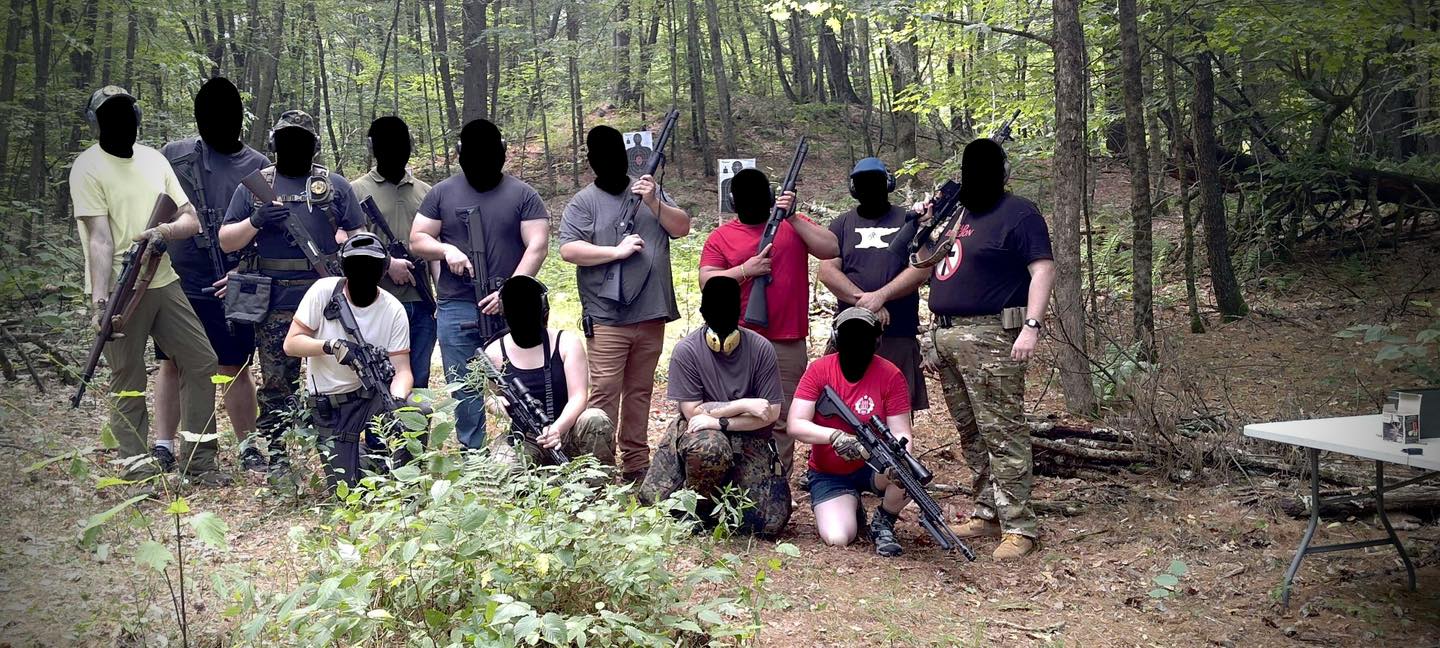 A group photo of our Capital District members at the august range day.